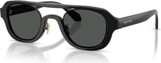 Giorgio Armani Zonnebril - Heren - Zonnebrillen - Zwart - 48 MM - Accessoires