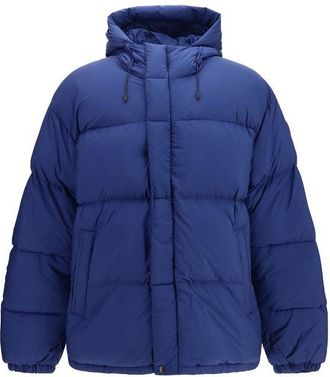 Canada Goose Blue Nylon Full-Length Mens Jacket