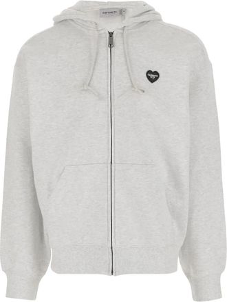 Carhartt Work in Progress Felpa con zip - Grigio