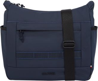 Tommy Hilfiger Mens Large Colour Messenger Bag, Blue (Space Blue), One Size