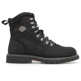 Harley-Davidson Harley Davidson Bannack Full Grain Leather Mens Ankle Boots - Black - Size:UK 10