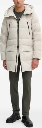 Marc O'Polo Jack met capuchon en rits - Beige