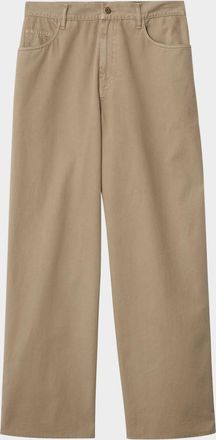 Burberry Mens Washed Twill Trousers