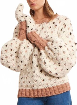 Ayni Estefania Sweater In Maple Alpaca Knit