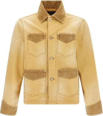 Wales Bonner Giacca Sierra a coste - Giallo