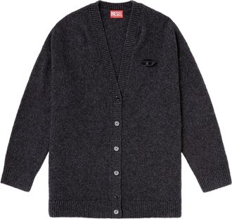 Diesel Textured Knit M-Areela Oversized Cardigan