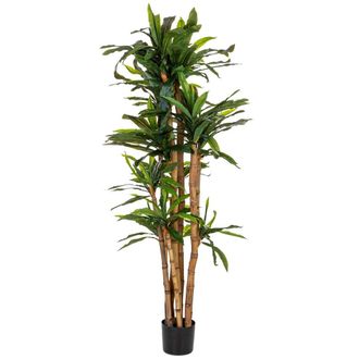 Wanderlust Deco Planta Dracaena Decorativa Artificial En Maceta 40x30x180h Cm