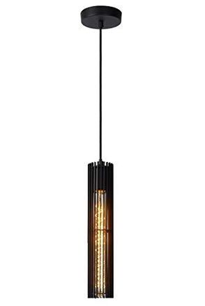 Lucide Lampada A Sospensione Lucide Lionel Nera E27 40w &Oslash;6,5