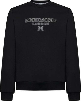 John Richmond Sweatshirts Hoodies - Heren - Sweatshirts - Zwart - S - Hoodies & sweatvesten