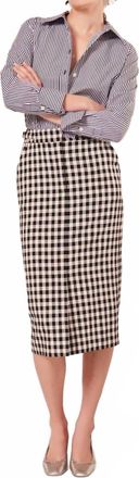 Tara Jarmon Justina Skirt In Black/white