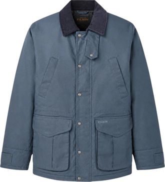 Filson Ge&iuml;soleerde veldjas - Heren - Zomerjassen - Blauw - L - Leer - Jassen