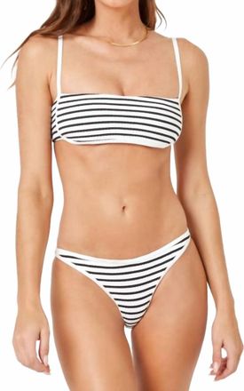 L*Space Suzi Classic Bikini Bottom In Sail Along Stripe