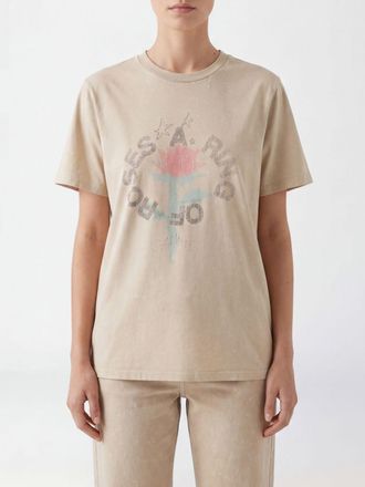 Ganni T-shirts in cotone organico stampata