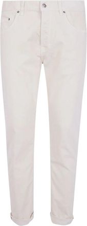Dondup Chino broeken - Heren - Chinos - Beige - W34 - Katoen - Broeken