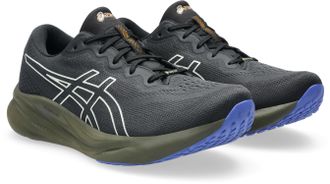 Asics Laufschuh ASICS GEL-PULSE 15 GORE-TEX, Herren, Gr. 46,5, schwarz (schwarz, braun stone), Textil, Schuhe Laufschuh, wasserdicht
