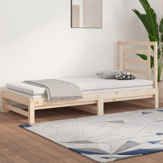 vidaXL Furniture Limited - Sof&aacute; Cama Extra&iacute;ble Sin Colch&oacute;n 2x(90x200) Cm