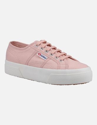 Superga Womens Superga Womens 2740 PLATFORM Trainers in Pink Blush - Size: 5.5