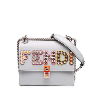Fendi Pre-owned Fendi Small Studded Leather Kan I Crossbody Ladies BTTSSF4WWFUYH0US