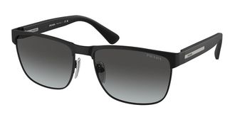 Prada PR 66ZS 1BO06T Mens Sunglasses Black Size 58