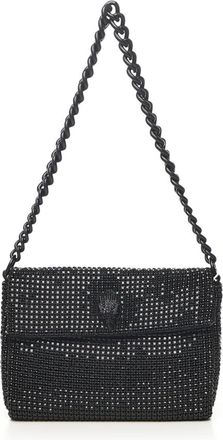 Kurt Geiger Small Party Schoudertas - Dames - Schoudertassen - Zwart - ONE Size - Leer - Tassen