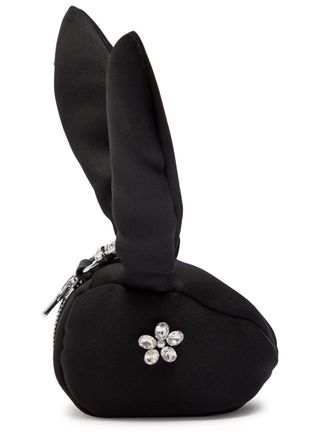 Simone Rocha Simone Rocha Hare Embellished Satin bag Charm - Black - One Size