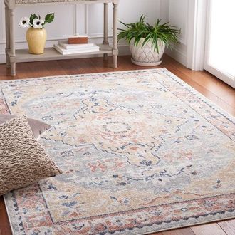 Safavieh Bayside BAY134W Flat Weave Sage / Gold Washable Rug