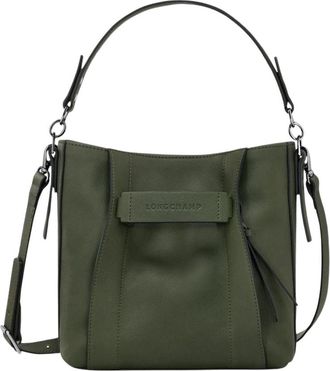Longchamp Le Pliage Xtra Hobo Bag - Dames - Schoudertassen - Groen - ONE Size - Leer - Tassen