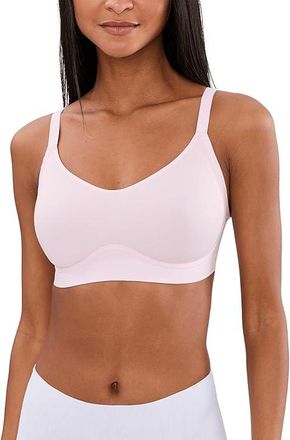 Wacoal Easy Like Sunday Wirefree Contour Bra Womens Bra Cradle Pink : 2XL (D/DD), Elastane/Nylon
