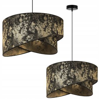 OEM L&aacute;mpara Colgante, L&aacute;mpara De Techo, Pantalla, Patr&oacute;n Dorado