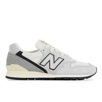 New Balance Unisex Made in USA 996 in Grigio/Nero, Pelle, Taglia 41.5
