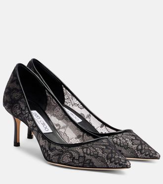 Jimmy Choo London Romy 60 lace pumps