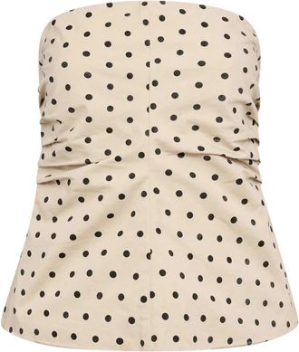 Co'Couture Dames, Tops, Beige, Maat: M Katoen