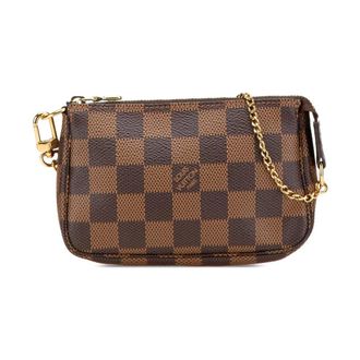 Louis Vuitton Pre-owned Handbags, female, Brown, Size: ONE SIZE Pre-owned Mini Pochette Accessoires