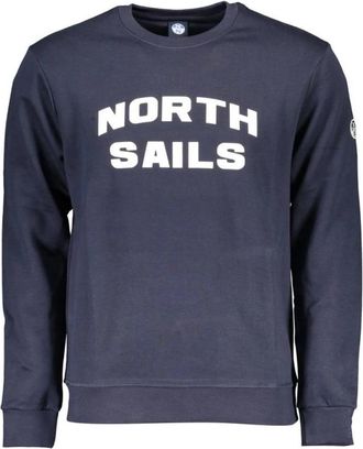 North Sails Crew Neck Sweatshirt - Heren - Sweatshirts - Blauw - XL - Katoen - Hoodies & sweatvesten