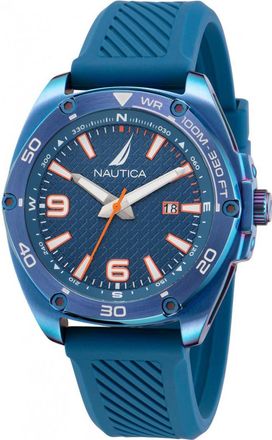 Nautica NAPTCF201 Mens Tin Can Bay Watch - Blue - One Size