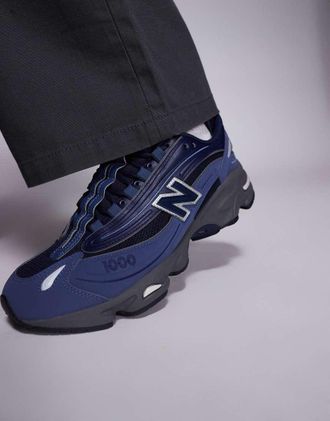 New Balance 1000 - Sneakers nere e blu-Nero