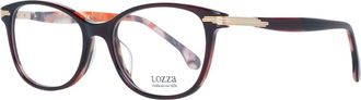 Lozza Burgundy Plastic Glasses Womens (Frames)