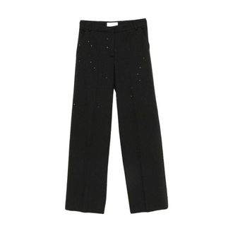 Ermanno Scervino Pantaloni a palazzo - - Trousers - Donna - Nero - 2XS