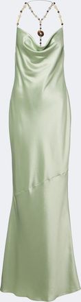 Retrof&ecirc;te Retrof&ecirc;te Odalis beaded draped maxi dress