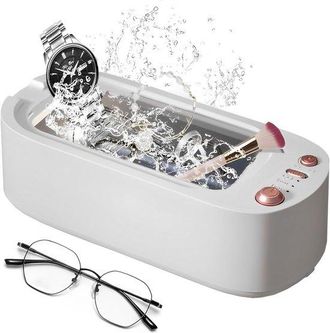 No Brand Limpiador Ultras&oacute;nico Port&aacute;til Para Joyas, Gafas Y Dientes Con 3 Ajustes De Tiempo