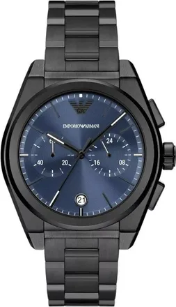 Emporio Armani Accessoires, Heren, Grijs, ONE Size, Federico Chronograph