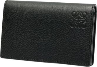 Loewe Pre-owned Card Case - Dames - Vintage Accessoires - Zwart - ONE Size - Leer - Vintage