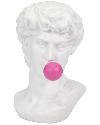 Sagebrook Home 13In Greek God Head With Gum, White