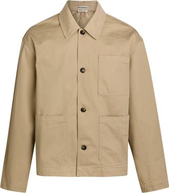 J.W.Anderson Patch Pocket Cotton Jacket - Beige - XL
