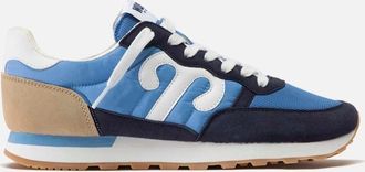 Wushu Ruyi Womens Club Sneaker - Club 33 - Cornflower Blue / Navy / Cream - Size: 10.5