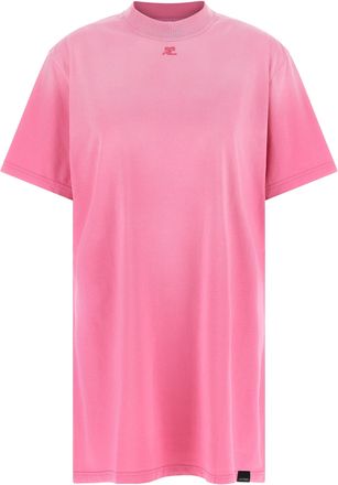 Courr&egrave;ges Cotton Short Womens Dress