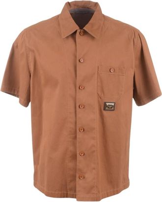 Dolce & Gabbana Heren, Overhemden, Bruin, Maat: XL