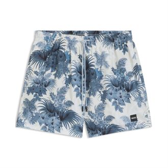 HUGO BOSS Hugo Heren Piranha Bedrukte Zwemshort (Blauw)
