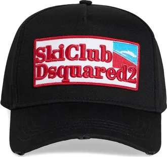 Dsquared2 Logo-patch Cotton Baseball Cap