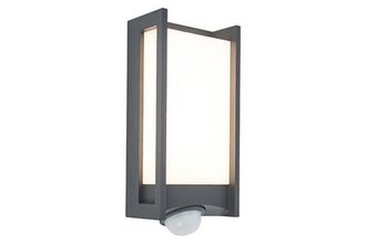 Lutec Qubo Aplique De Pared Antracita Led 800 L&uacute;menes